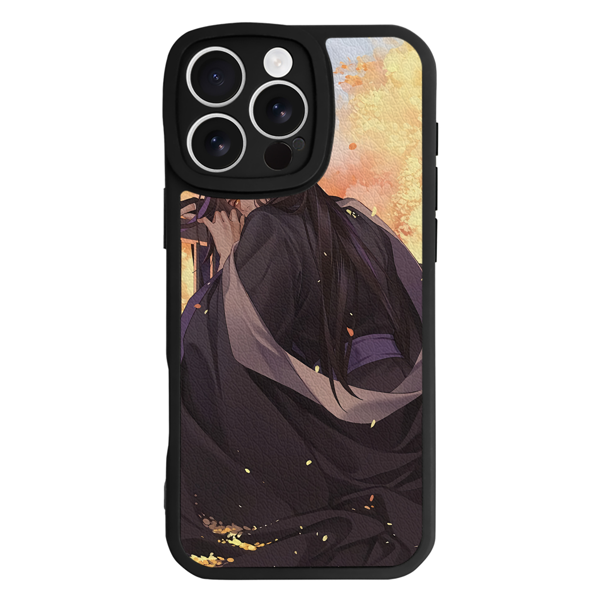 （画像用） 刀剣乱舞 Touken Ranbu 【iPhone 16シリーズ対応】シリコンスマホケース（レザー調） 材質：シリコン